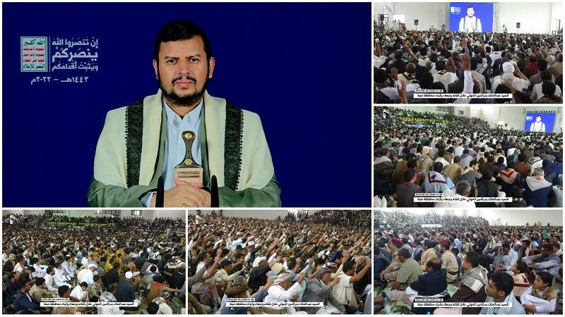 رهبر انصارالله : دشمن در تمام توطئه‌هاي خود براي ايجاد فتنه در يمن و جنگ تبليغاتي شكست خورد