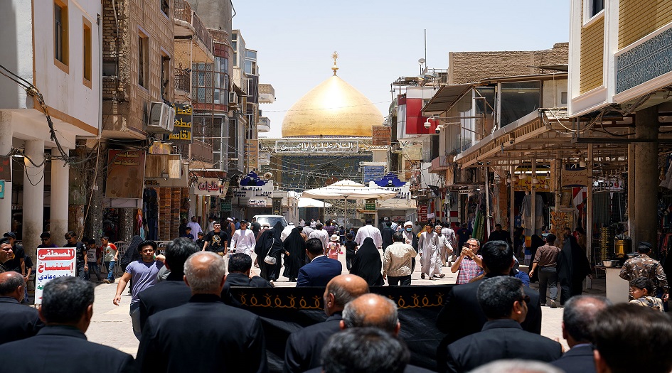 خدام العتبة الرضوية المقدسة يزورون العتبات المقدسة في العراق