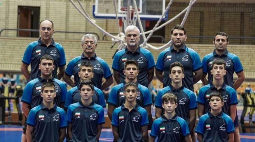  إيران تتوج ببطولة آسيا للمصارعة الرومانية للأحداث 