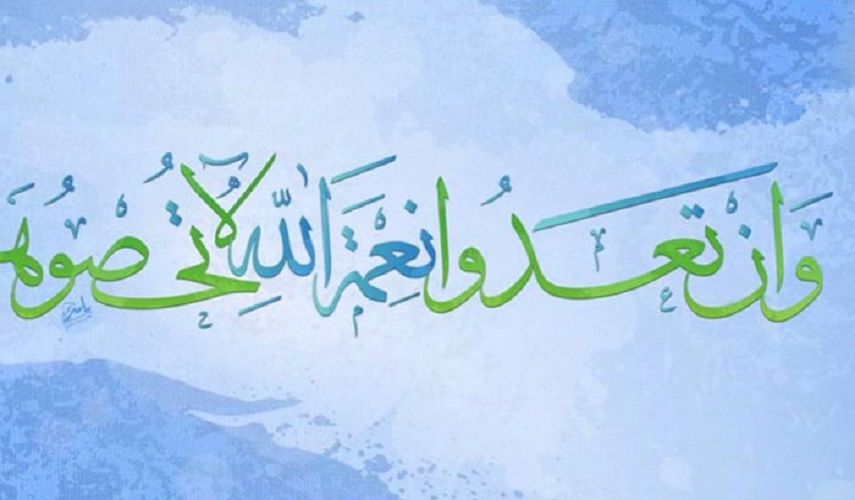 ﴿وإن تَعُدُّوا نعمة الله لا تُحصُوها ...﴾ من سورتي ابراهيم والنحل