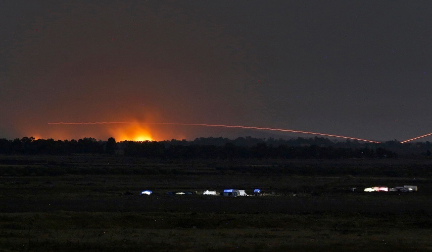 إنفجارات عنيفة تهز قاعدة أميركية شرقي سوريا