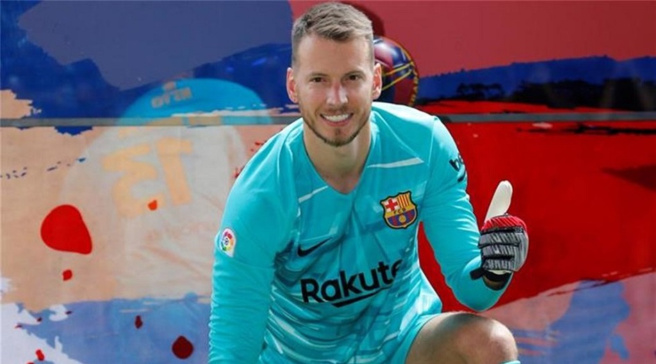 مفاوضات حول حارس برشلونة من قبل نادي إنجليزي