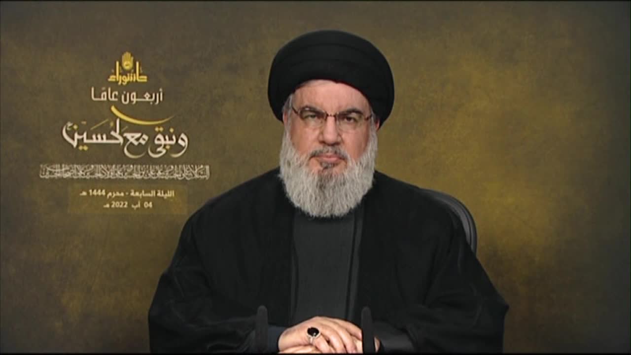سيد حسن نصرالله : مهم‌ترين مشكل حادثه بندر بيروت بهره‌برداري سياسي از اين فاجعه است