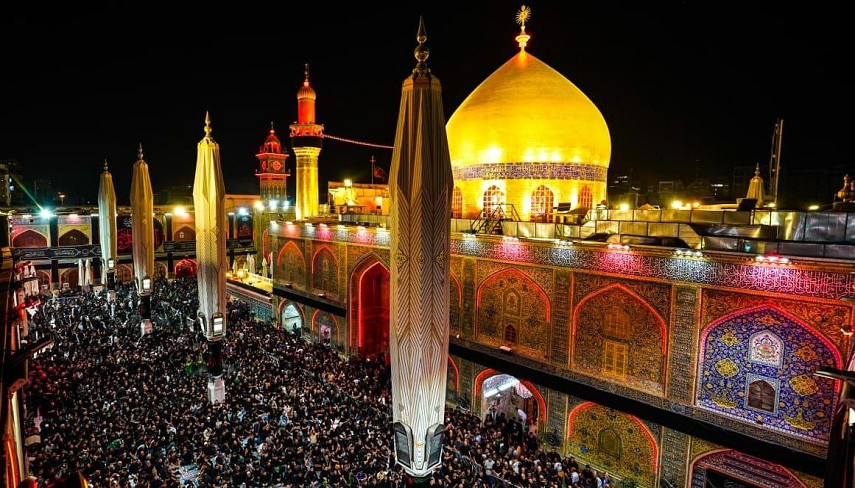حضورشش و نيم ميليون زائر در نجف در سالروز وفات پيامبر (ص)