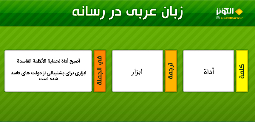 اصطلاحات  رسانه اي عربي به فارسي (10)