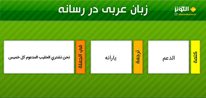 اصطلاحات  رسانه ای عربی به فارسی (19)