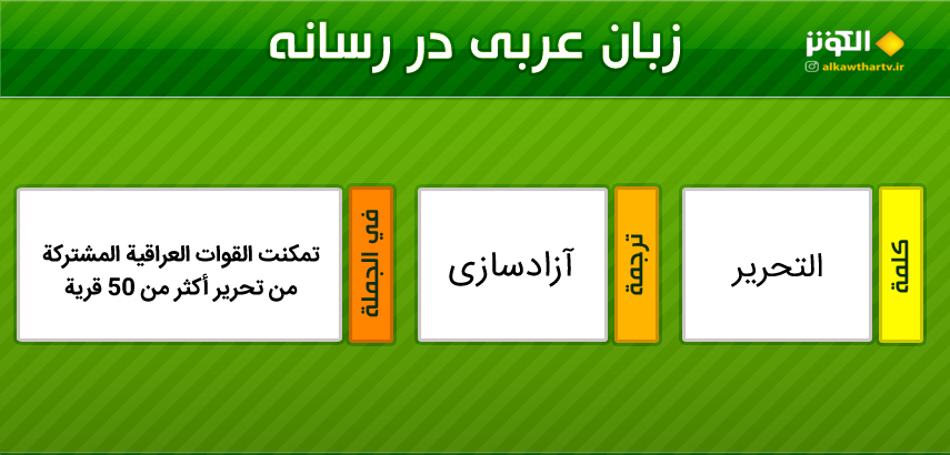 اصطلاحات  رسانه ای عربی به فارسی (25)