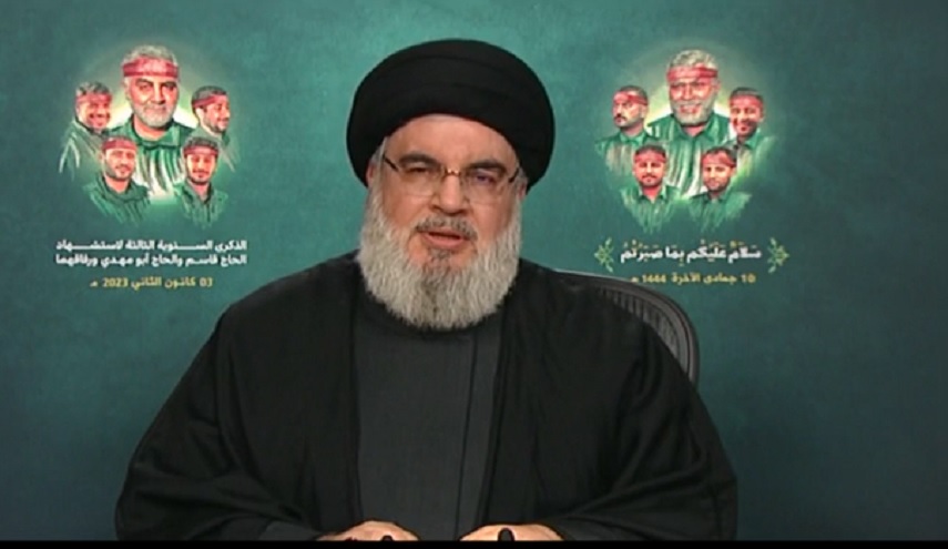 السيد حسن نصر الله: الحاج قاسم سليماني واجه المشروع الاميركي في المنطقة