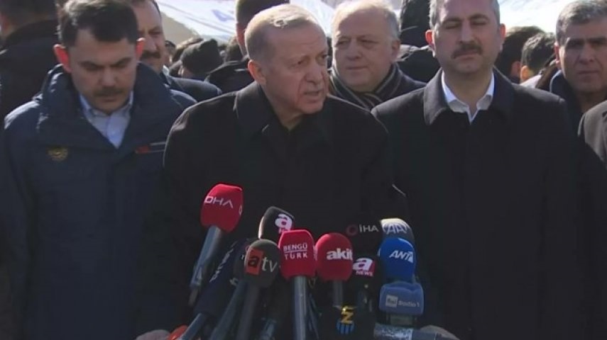 اردوغان تلفات زمین لرزه ترکیه را 14 هزار نفر اعلام کرد