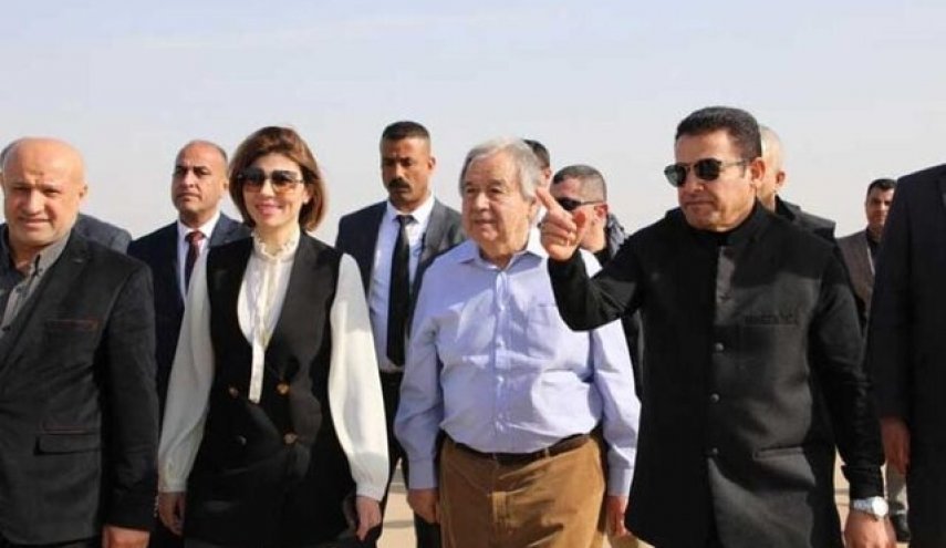 بازديد گوترش از اردوگاه‌هاي آوارگان در عراق 