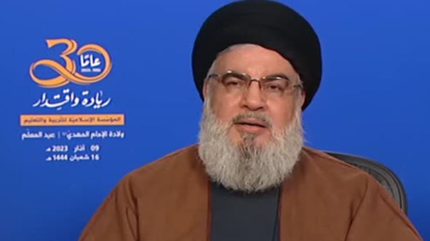 نصرالله شكست پروژه آمريكا در خاورميانه را اعلام كرد