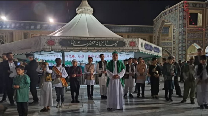 برگزاري ويژه برنامه «يوم الناصفه» در مشهد مقدس+عكس