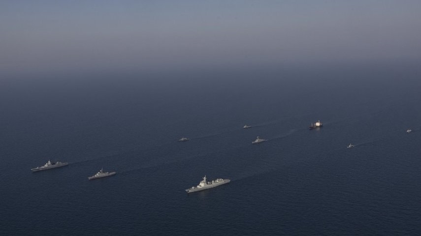 تمرین مقابله با اهداف هوایی در نخستین شب رزمایش سه جانبه