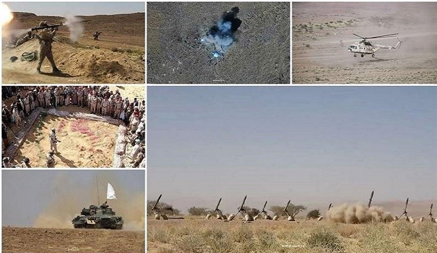 القوات المسلحة اليمنية تنفذ مناورة " الصمود في وجه العدوان" 