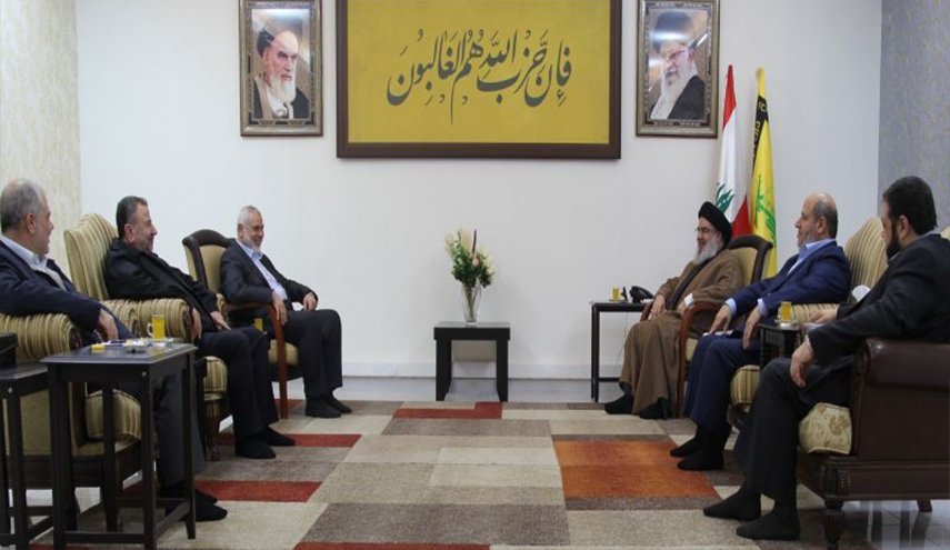 اسماعیل هنیه با سید حسن نصرالله دیدار کرد