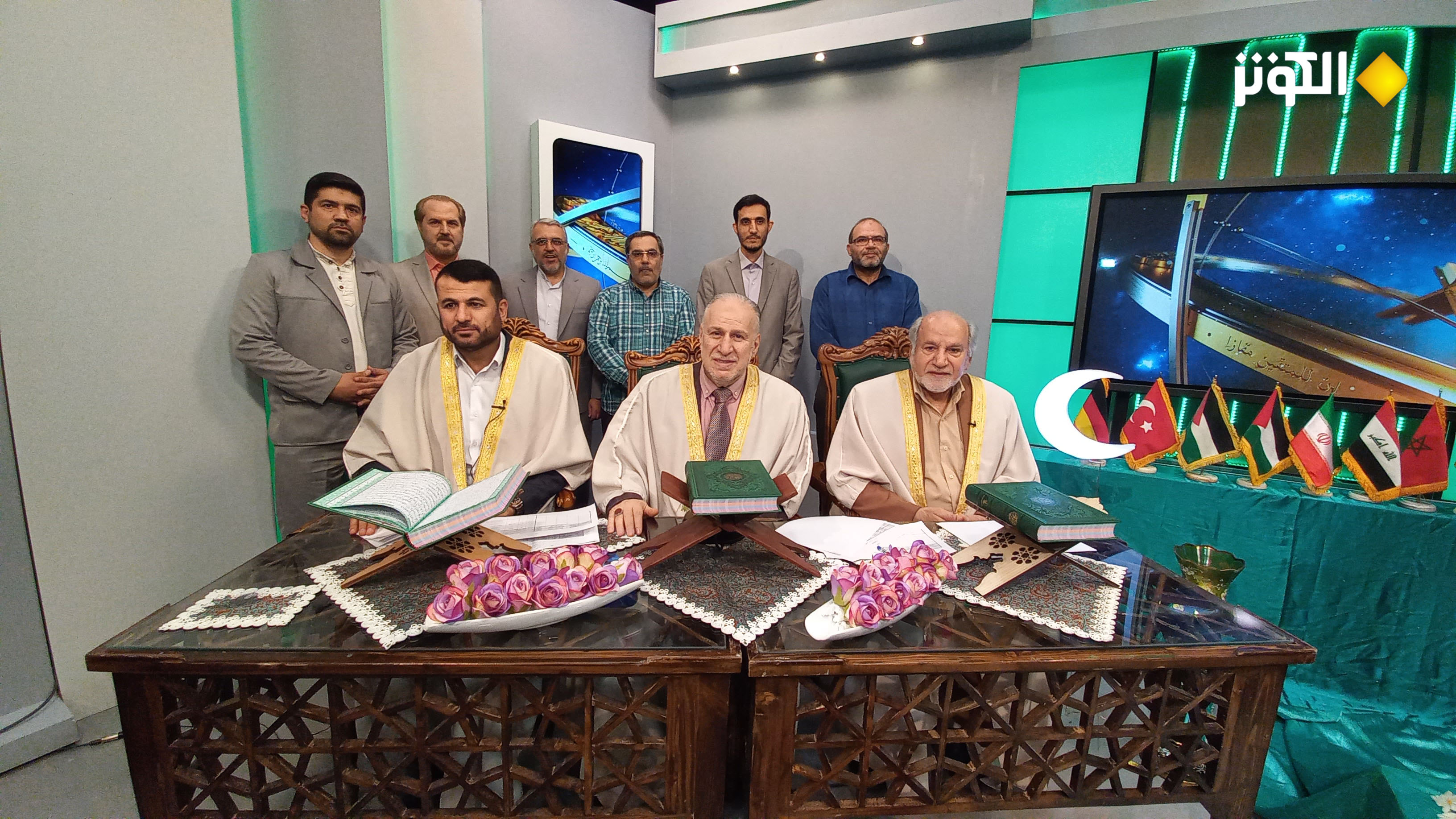  الدكتور احمد نوروزي يزور استوديو مسابقة إن للمتقين مفازا