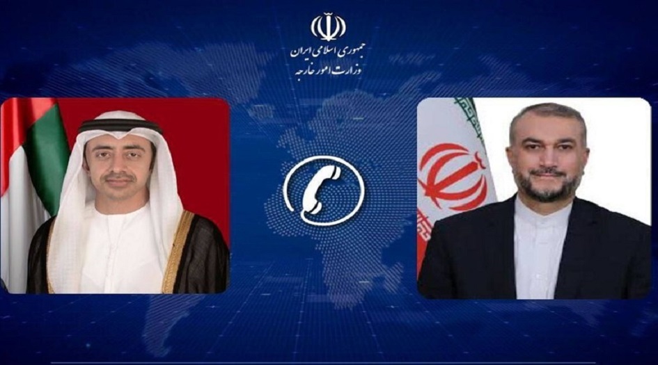 خلال اتصال هاتفي... وزيرا خارجية ايران والامارات يؤكدان على ضرورة تطوير العلاقات الثنائية