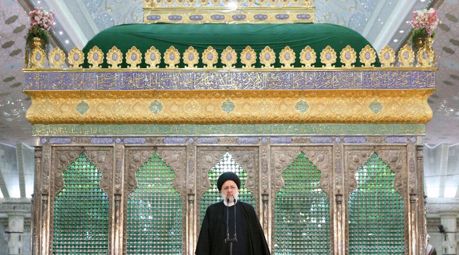 انطلاق مراسم احياء ذكرى رحيل الامام الخميني (رض) بكلمة الرئيس الايراني