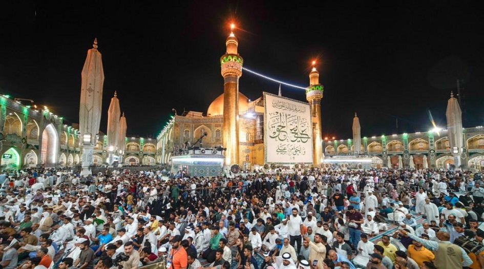 العراق... الاعلان عن عدد الزائرين الوافدين الى حرم أمير المؤمنين عليه السلام في عيد الغدير