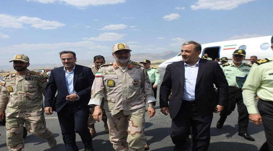 ايران... العميد رادان يتفقد معبر مهران الحدودي مع العراق 