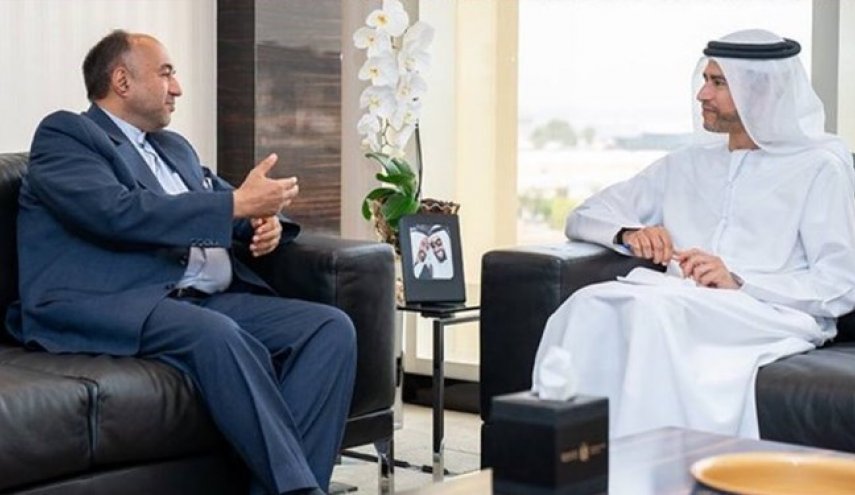  السفير الإيراني يلتقي وزير المالية الإماراتي 