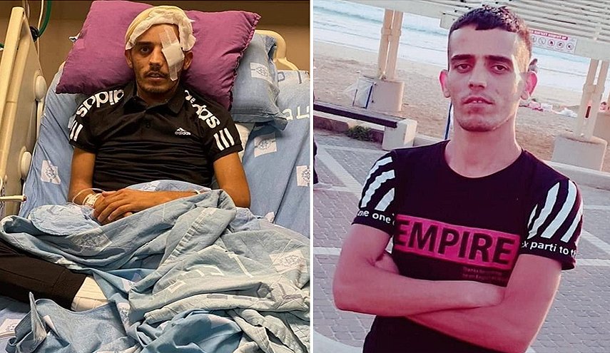  القدس تودع  الشاب حمزة أبو سنينة الذي استشهد متأثرا باصابته برصاص الاحتلال قبل نحو عامين 