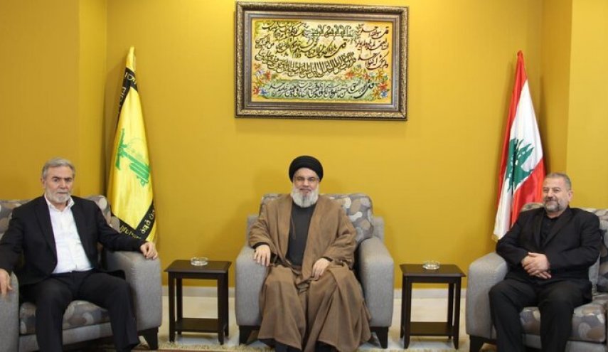 واكنش رسانه هاي عبري به ديدار دبيركل حزب الله با گروه هاي مقاومت