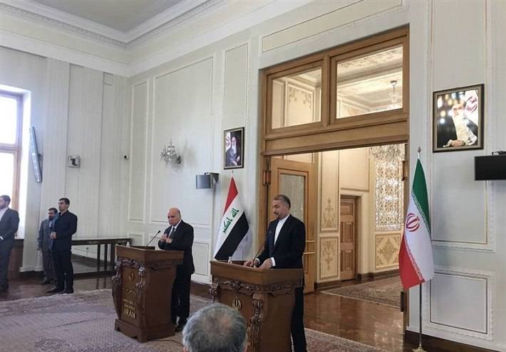 عبداللهيان: العراق اتخذ إجراءات جيدة لإخراج الجماعات الإرهابية من حدود إيران
