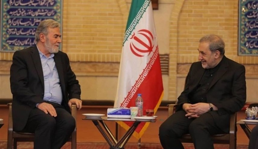 مستشار الامام الخامنئي للشؤون الدولية يهاتف زياد النخالة 