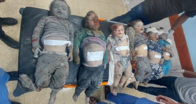  استشهاد أكثر من 2000 طفلٍ جراء القصف الإسرائيلي على غزة 