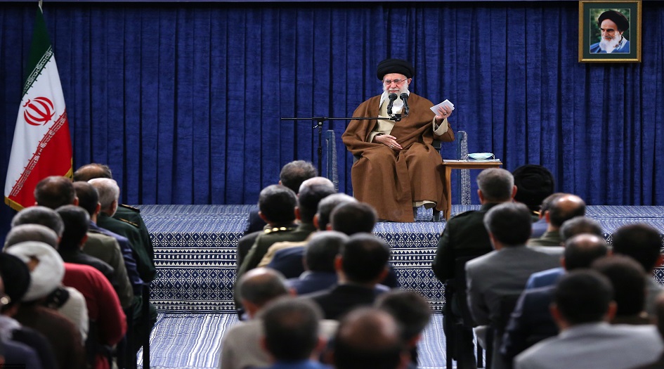 الامام الخامنئي: امريكا متواطئة مع الكيان الصهيوني في جرائمه بغزة