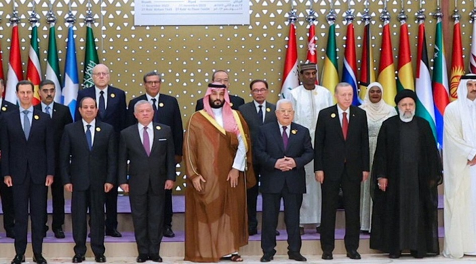 البيان الختامي لقمة الرياض.. المطالبة بوقف تصدير الأسلحة والذخائر الى الكيان الصهيوني 