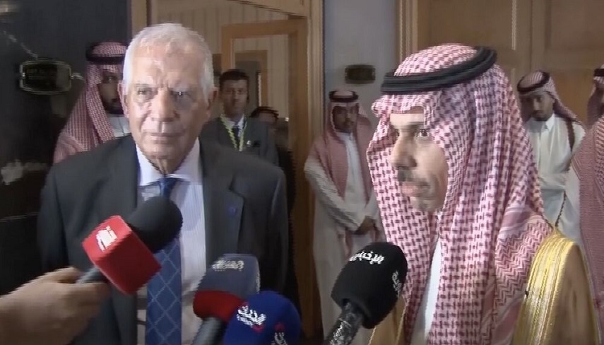 تلاش مشترك سعودي و «جوسپ بورل» براي برقراري صلح در غزه