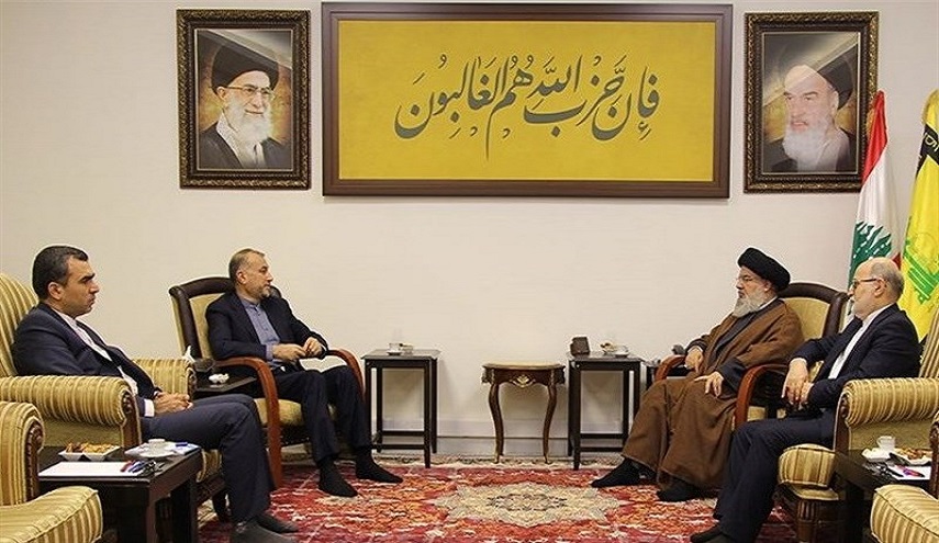  السيد نصر الله وأمير عبد اللهيان يبحثان الاحتمالات القائمة بشأن مسار الأحداث في المنطقة 