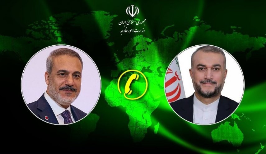  إيران وتركيا تؤكدان على ممارسة الضغوط على الكيان الصهيوني لوقف الحرب في غزة 