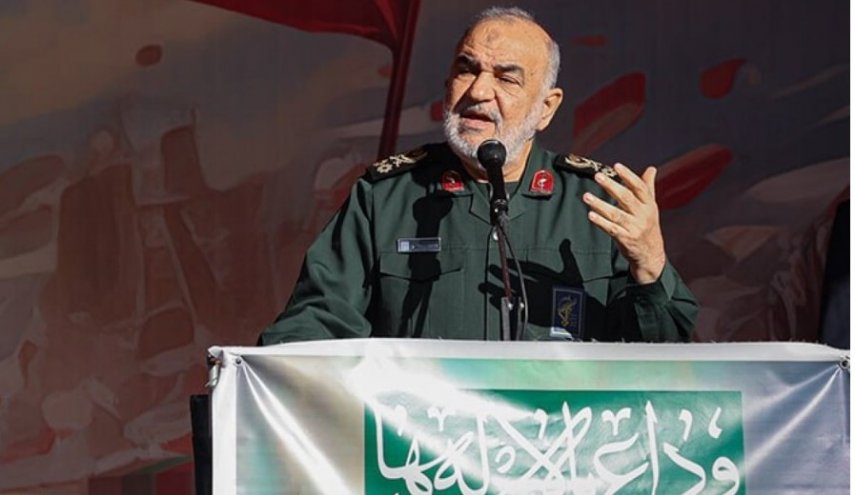  اللواء سلامي: سندعم فلسطين حتى النهاية 