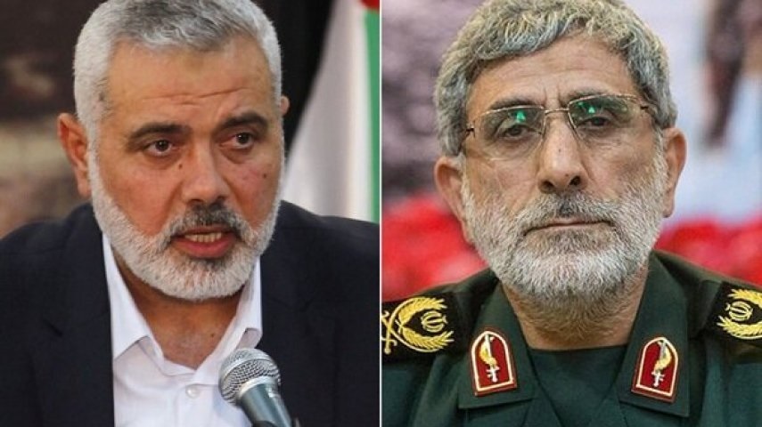 پیام سردار قاآنی به اسماعیل هنیه درباره شهادت العاروری