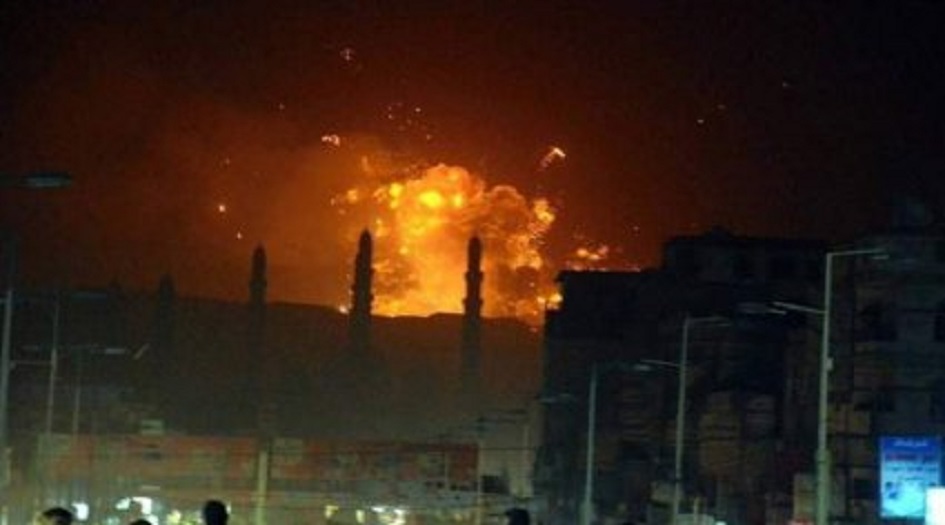 عدوان أمريكي بريطاني يستهدف صنعاء وأربع محافظات يمنية أخرى