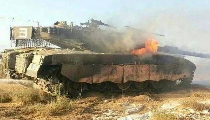انهدام تانك و نفربر رژيم صهيونيستي توسط گردان‌هاي قدس