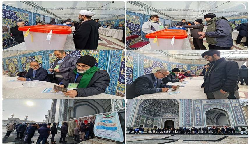 مراكز الاقتراع تفتح أبوابها أمام الناخبين في انحاء ايران