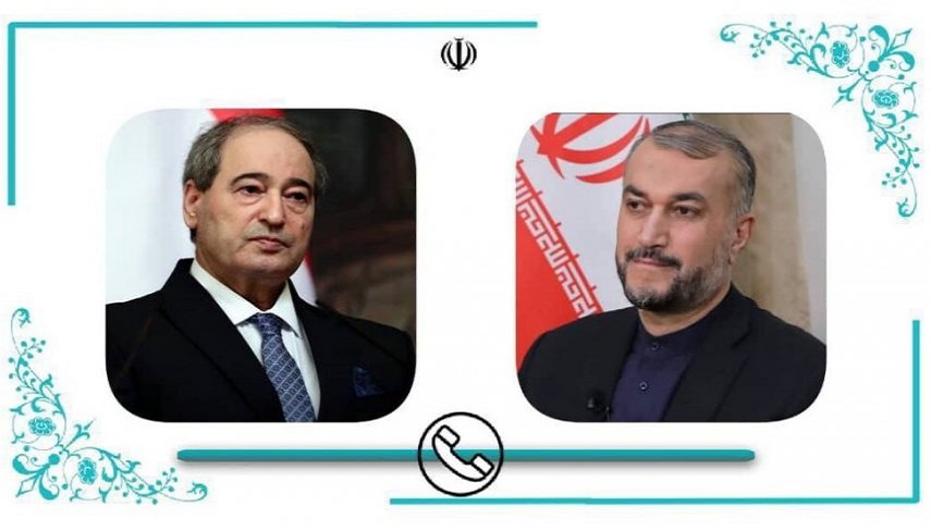 رايزني وزراي خارجه ايران و سوريه در پي حمله به سفارت ايران