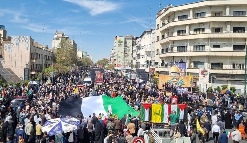 حماسه باشكوه ديگري از ملت ايران در حمايت از فلسطين/ روز قدس،‌ از طوفان الاقصي تا طوفان الاحرار