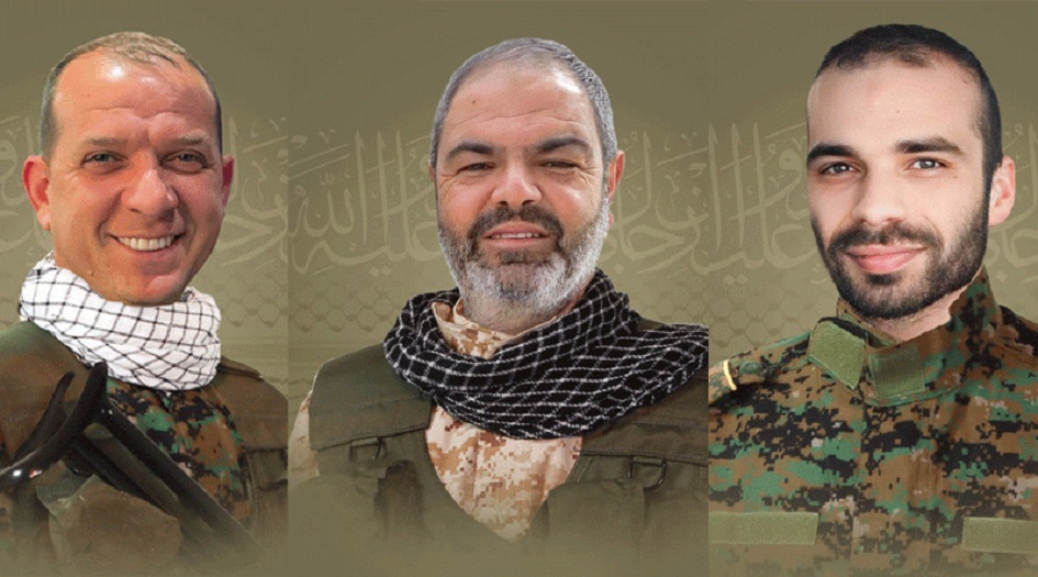 على طريق القدس... المقاومة الاسلامية في لبنان يزفّ 3 شهداء  