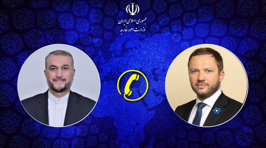  وزيرا خارجية ايران واستونيا يبحثان حول طاقم السفينة المحتجزة 