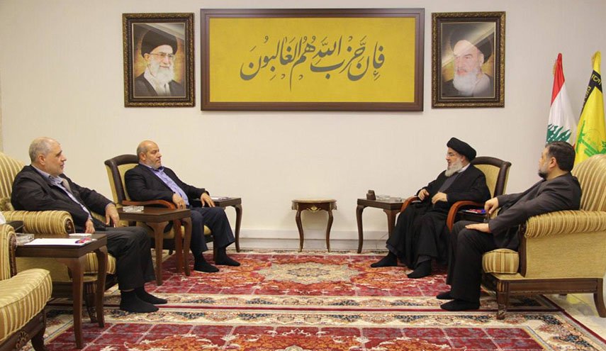  السيد نصر الله يستقبل وفدًا قياديًا من حركة حماس ‏برئاسة خليل الحية 