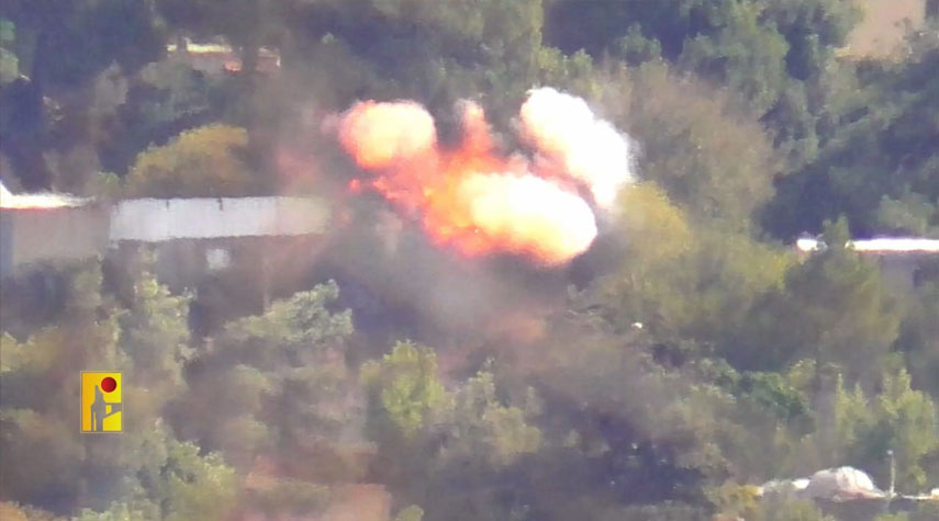  المقاومة الإسلامية في لبنان تستهدف موقعي ‏بياض بليدا و‏البغدادي 