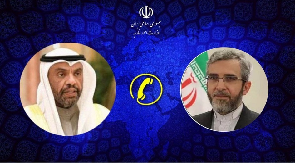 باقري كني يتلقى اتصالا هاتفياً من وزير خارجية الكويت 