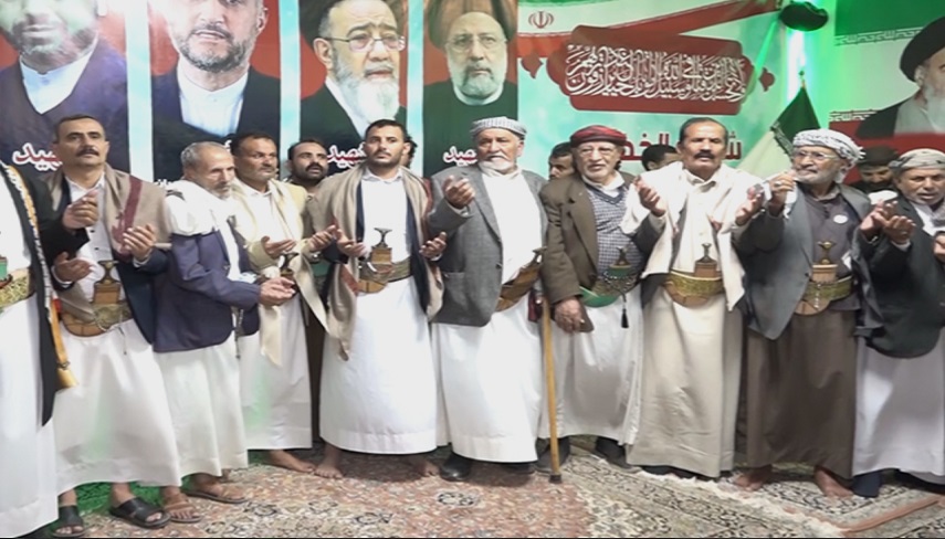 مراسم يادبود شهداي خدمت در سفارت جمهوري اسلامي ايران در صنعا