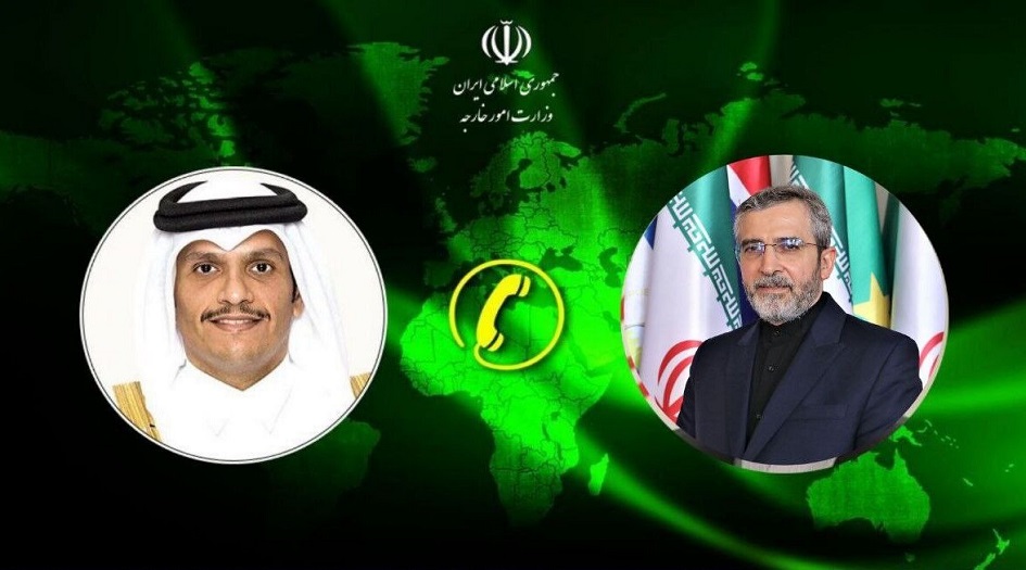 باقري  كني يجري  مباحثات هاتفية مع رئيس الوزراء القطري 