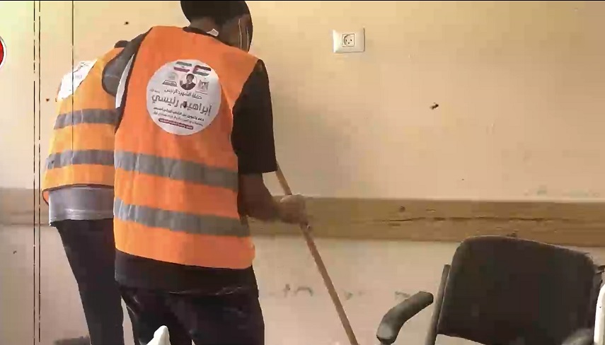 گروه امدادرساني شهيد رئيسي در غزه